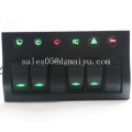 New Waterproof 6 Gang LED Boat/Marine Switch Panel